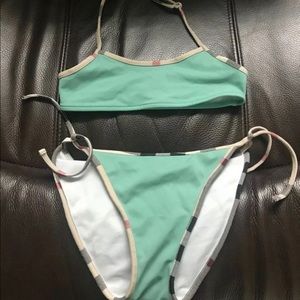 girls burberry two piece